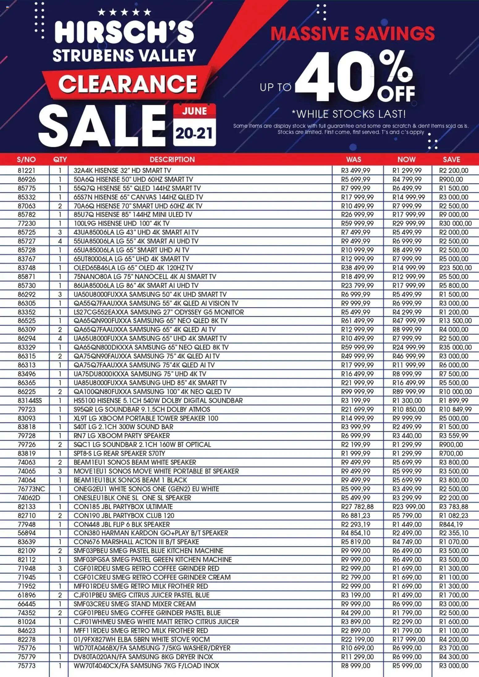 Preview of Hirsch's flyer valid from 20/06/2026