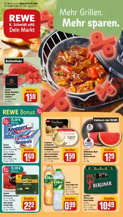 Vorschau von dem Prospekt des Geschäftes Rewe, gültig ab dem 03.08.2026