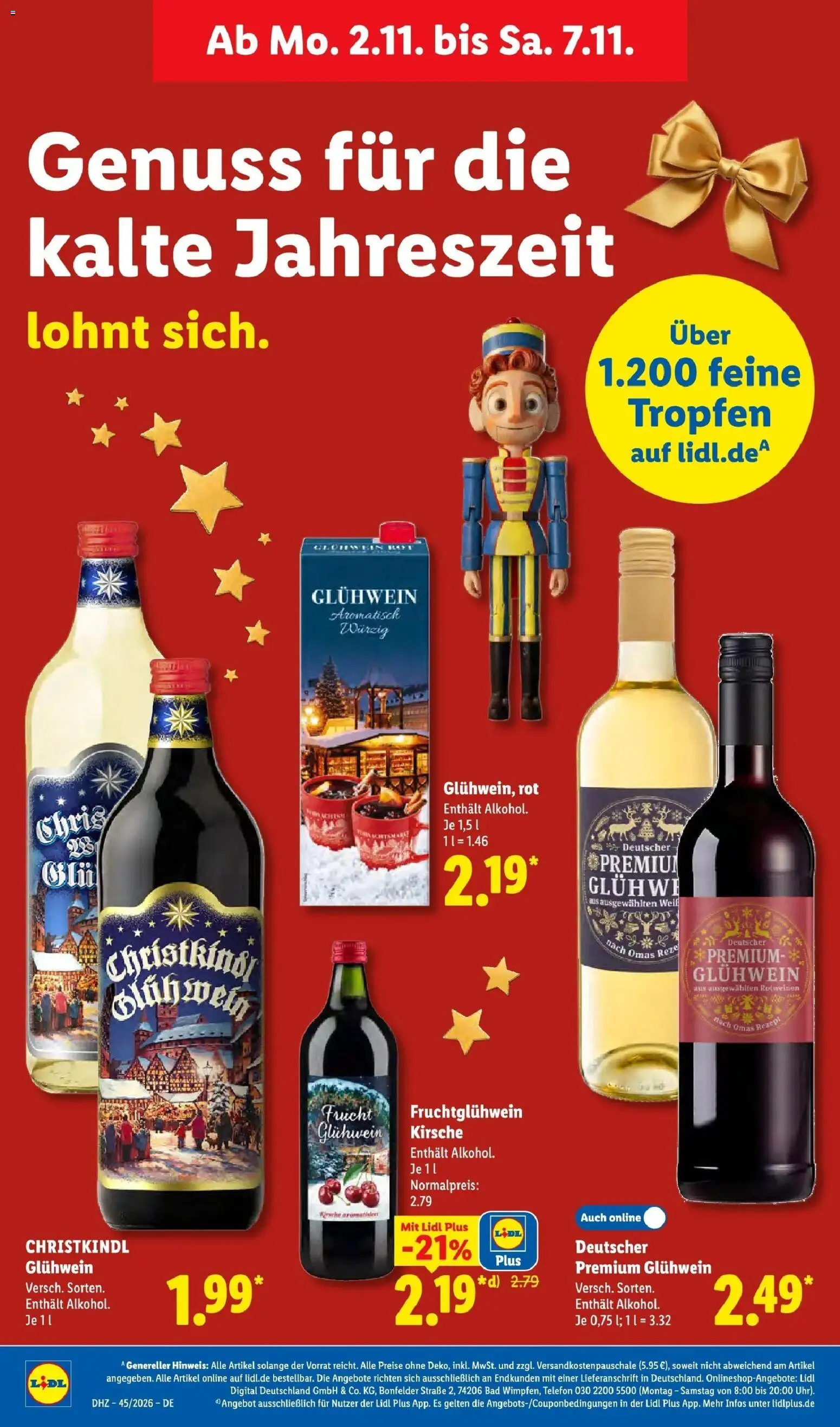 Vorschau von dem Prospekt des Geschäftes Lidl, gültig ab dem 02.11.2026 - Telefon, Bad