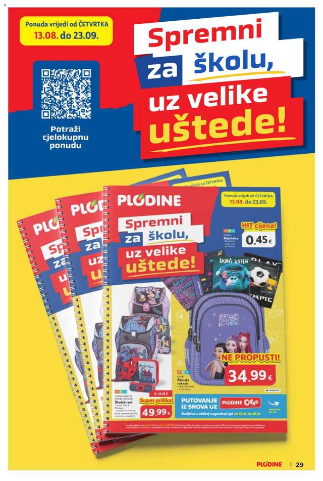 Novi Plodine katalog od 19.08.