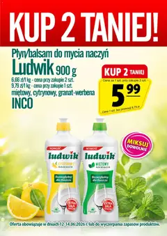Pogląd gazetki "Prim Market promocja - Płyn Do Mycia Naczyń Ludwik" ze sklepu Prim Market ważnej od 12.06.2026