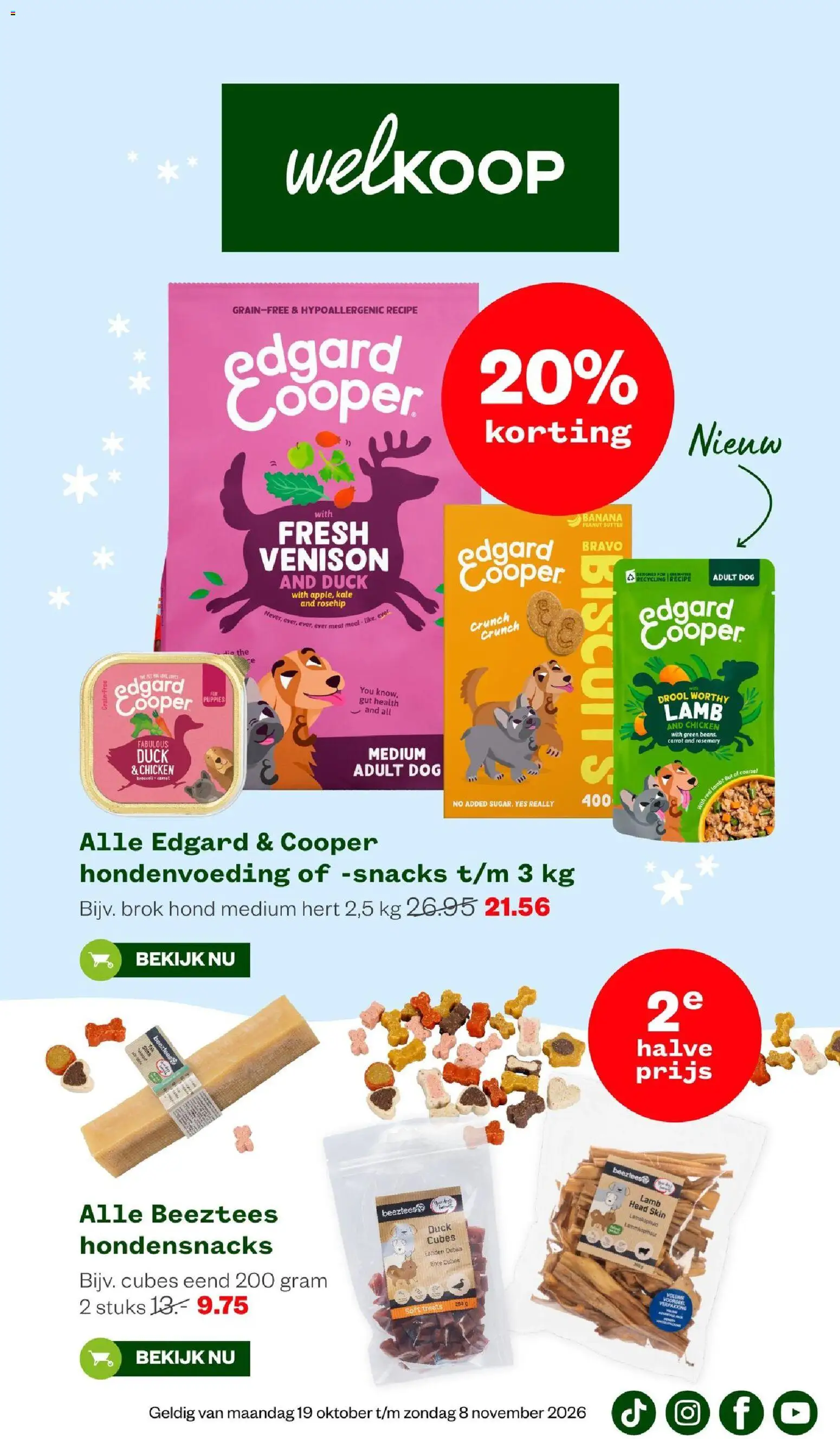 Voorbeeld van Welkoop folder van winkel Welkoop geldig vanaf 19-10-2026 - Snacks, Broccoli, Eend
