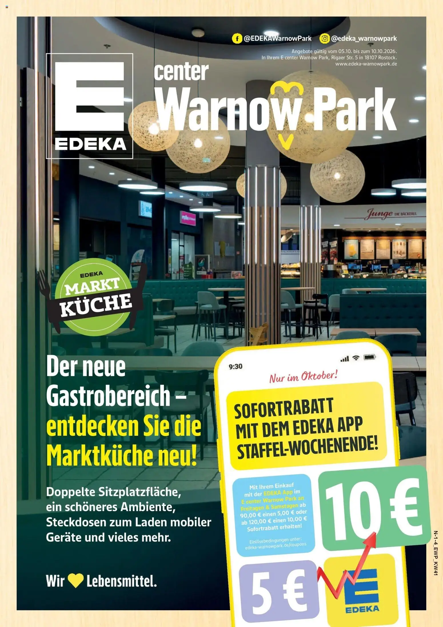 Vorschau von dem Prospekt des Geschäftes Edeka, gültig ab dem 05.10.2026