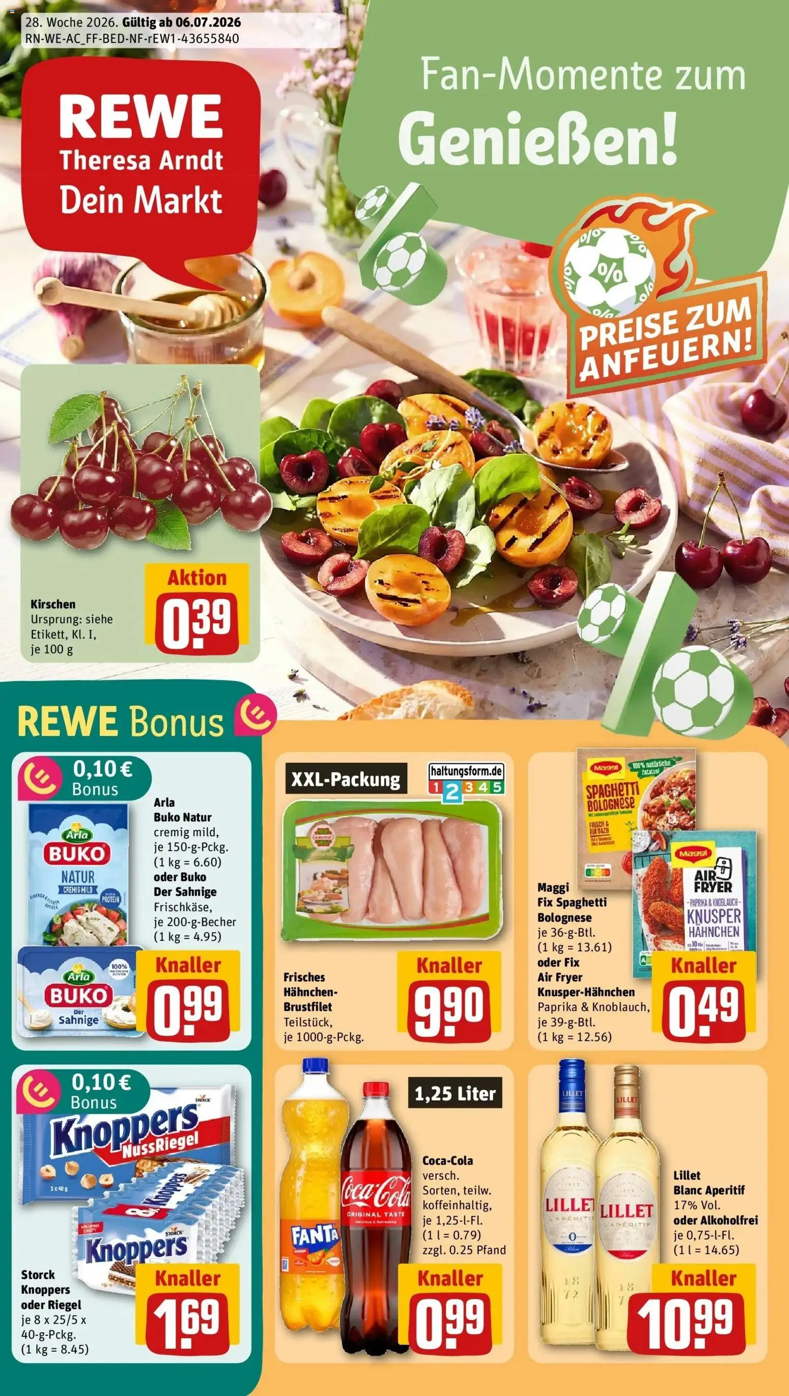 Vorschau von dem Prospekt des Geschäftes Rewe, gültig ab dem 05.07.2026