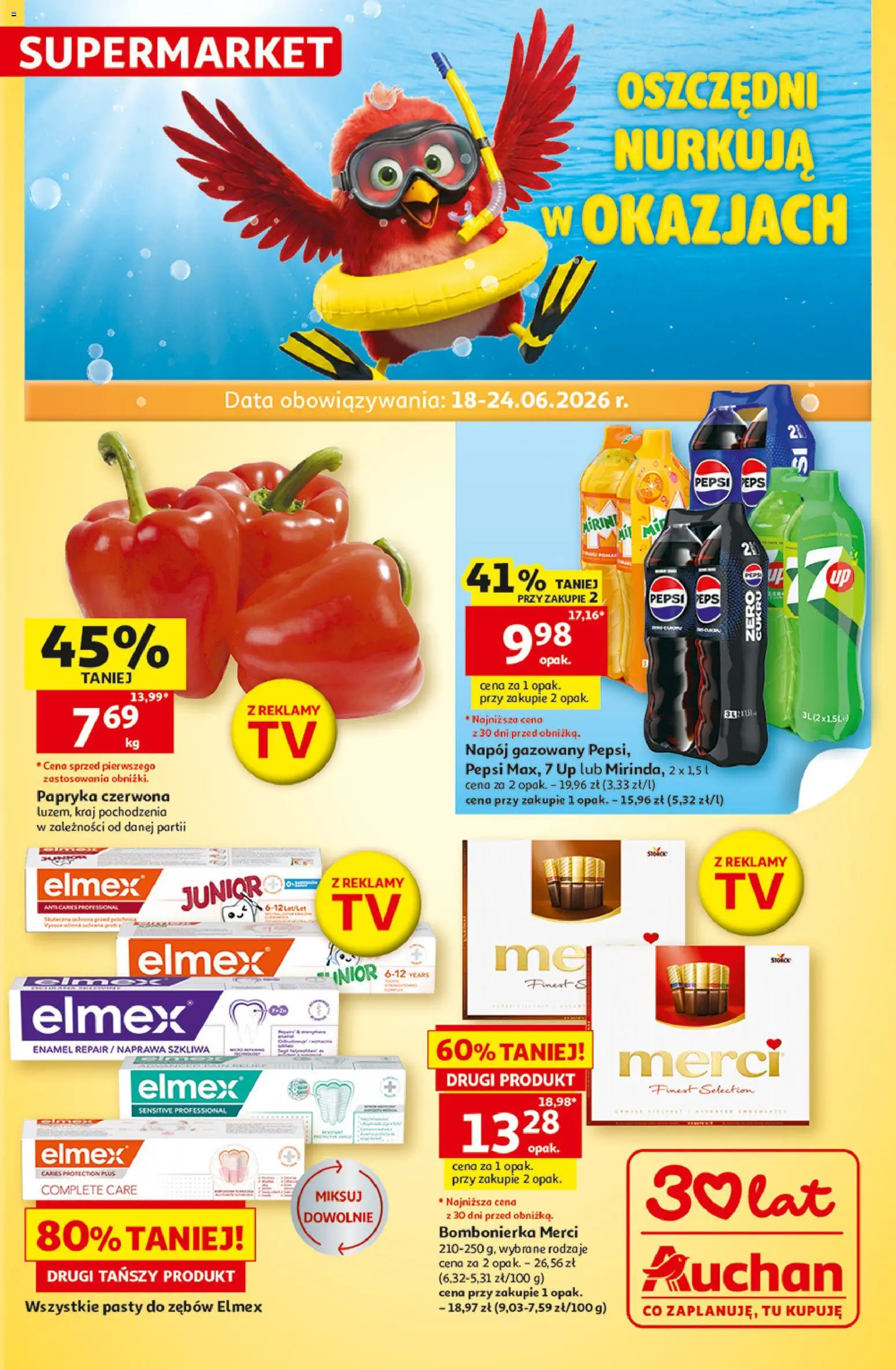 Pogląd gazetki "Auchan gazetka" ze sklepu Auchan ważnej od 18.06.2026