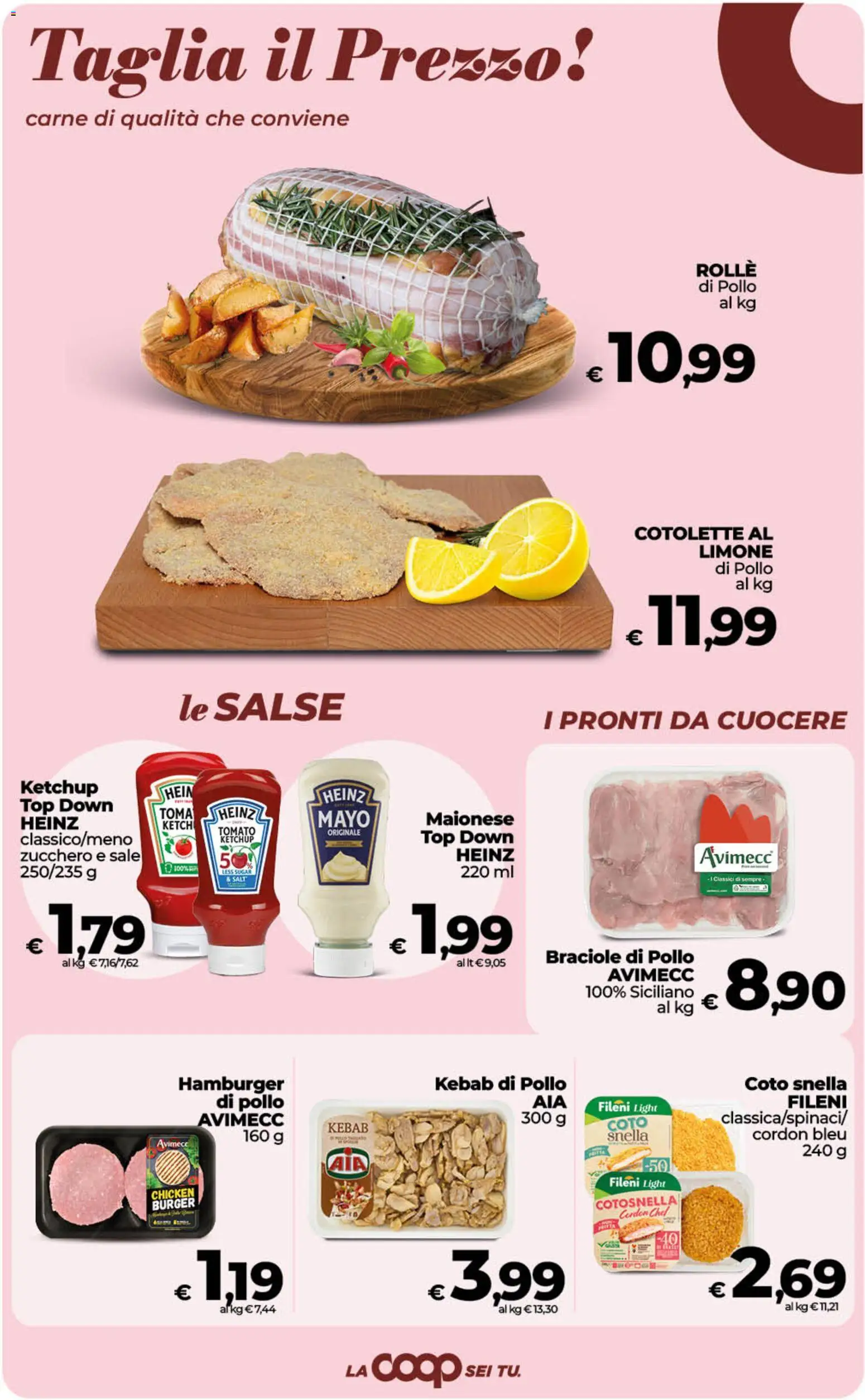Anteprima dell'opuscolo COOP volantino Superstore Sicilia dal negozio COOP valido da 23/10/2026 - Hamburger, Zucchero, Pollo, Limone, Carne, Top, Sale, Ketchup