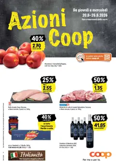 Vorschau des Merkblatts Coop aktionen IT vom Shop Coop gültig von 20.08.2026 bis 26.08.2026