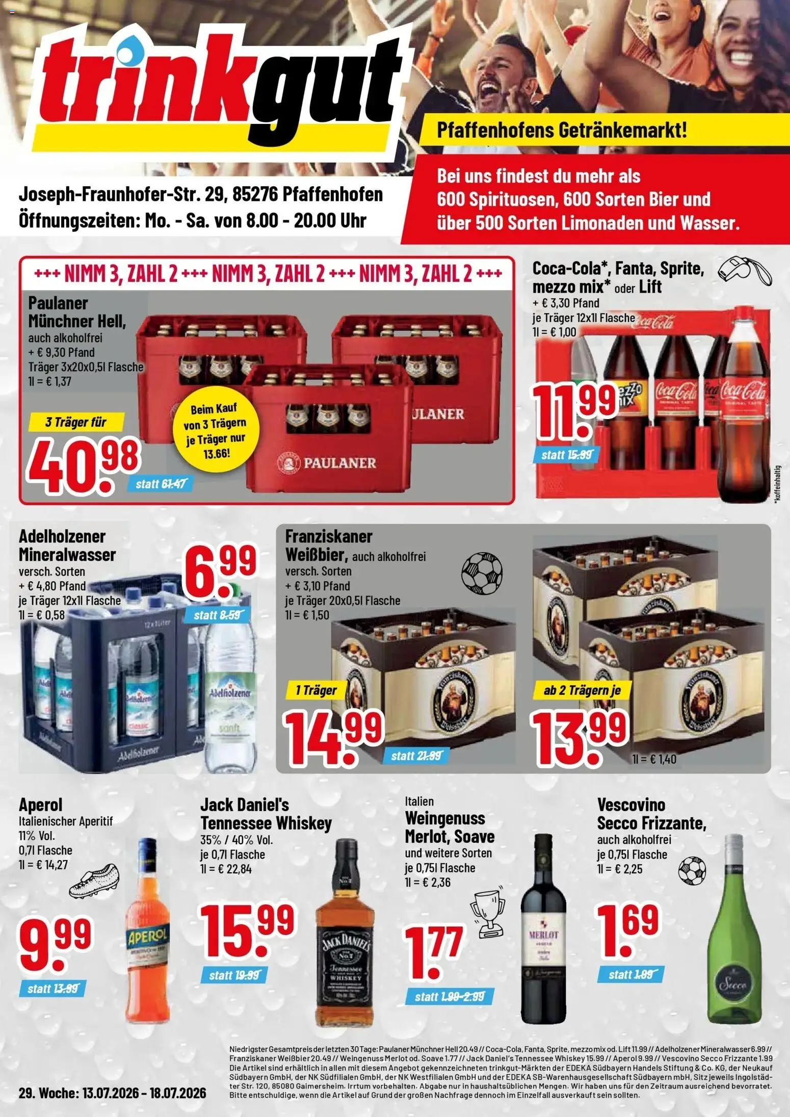 Vorschau von dem Prospekt des Geschäftes Trinkgut, gültig ab dem 13.07.2026