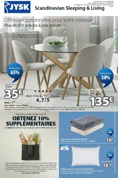 Prévisualisation de Jysk prospectus du magasin Jysk formulaire valide 22/07/2026