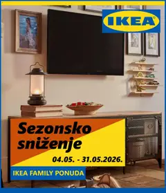 Pregled letka IKEA Katalog trgovine IKEA vrijedi od 04.05.2026