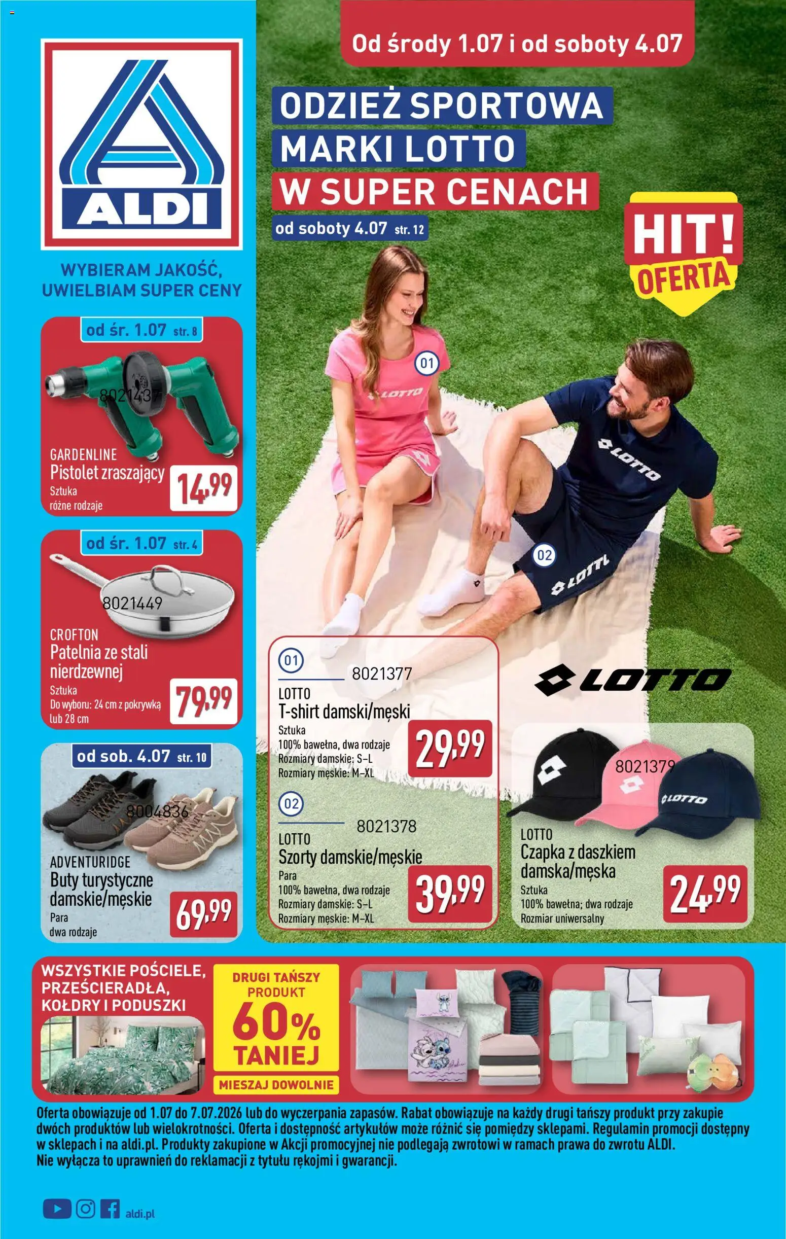 Pogląd gazetki "Aldi gazetka - Hity od Środy i od Soboty" ze sklepu Aldi ważnej od 01.07.2026
