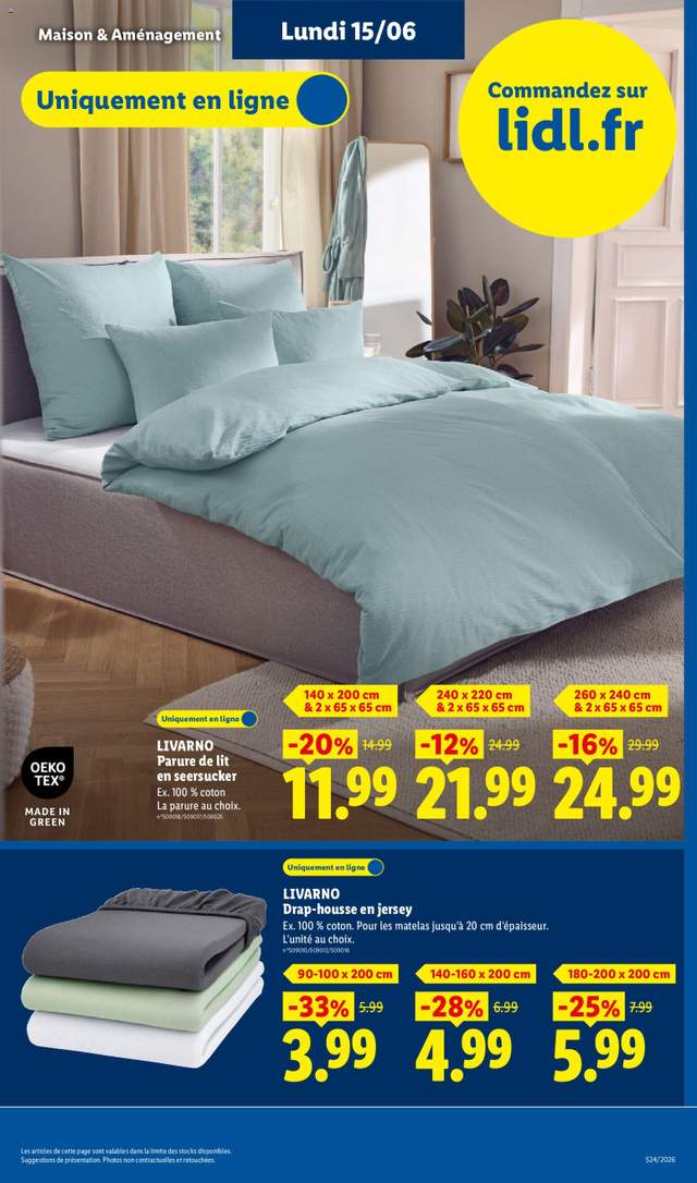 Nouveau catalogue Lidl à partir du 11/06
