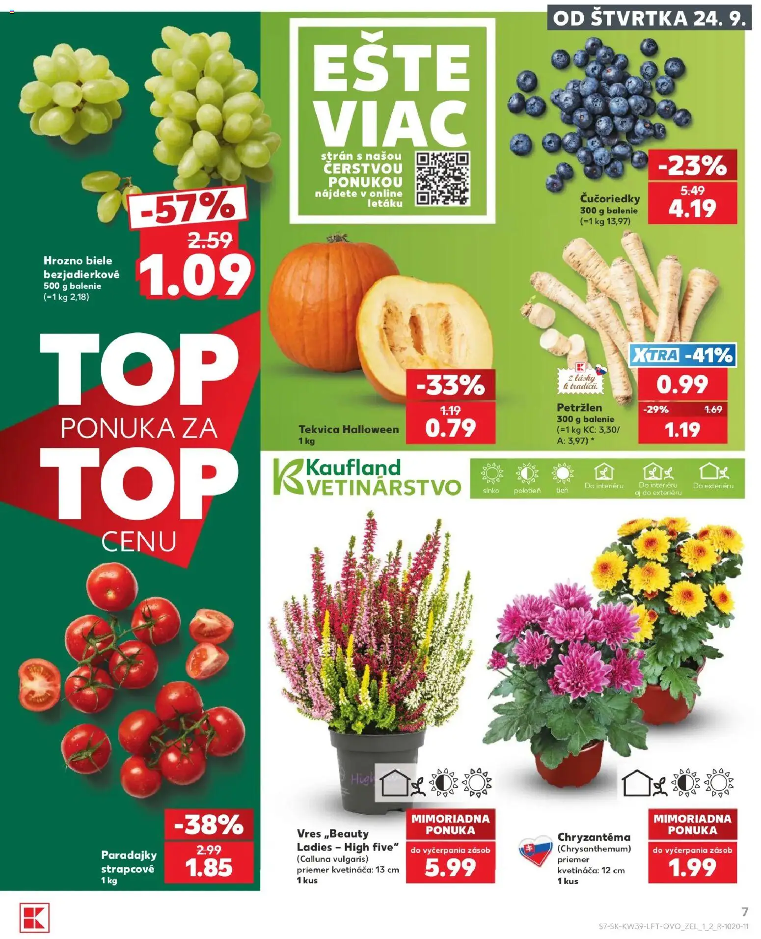 Náhľad Kaufland letáku platného od 24.09.2026