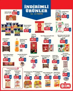 BİM BİM - İndirimli Ürünler 16.05.2026 - Broşürünün önizlemesi