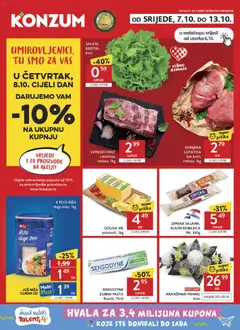 Konzum HR - Konzum HR akciós újság megtekintése, amely érvényes 2026.10.07.-től