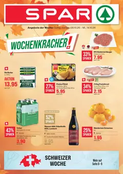 Vorschau des Merkblatts SPAR aktionen vom Shop SPAR gültig von 08.10.2026 bis 14.10.2026