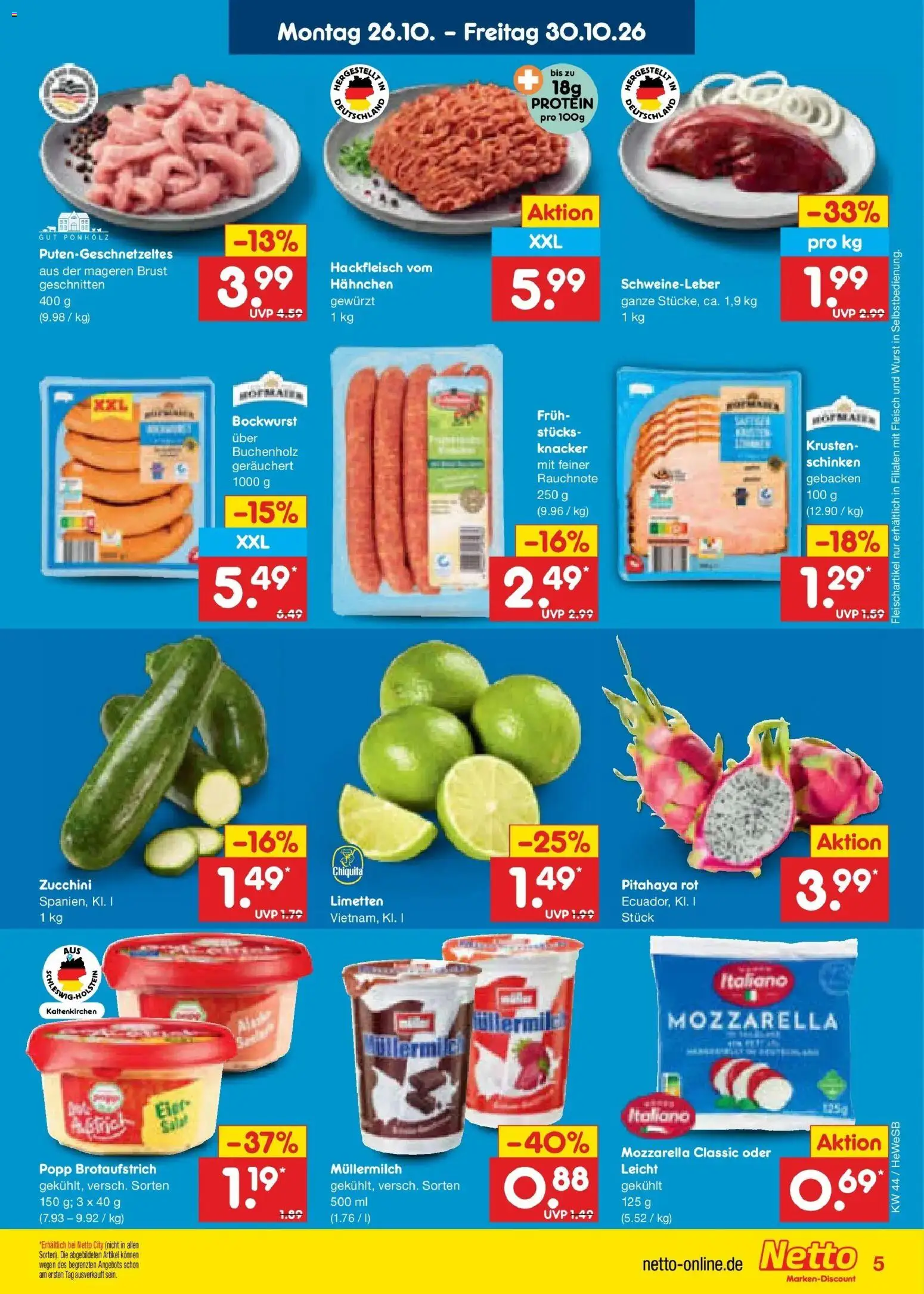Vorschau von dem Prospekt des Geschäftes Netto Marken-Discount, gültig ab dem 26.10.2026