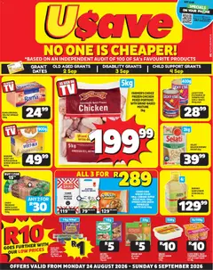 Preview of Usave flyer valid from 24/08/2026