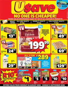 Preview of Usave flyer valid from 24/08/2026