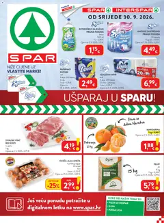Pregled letka Spar Katalog trgovine Spar vrijedi od 30.09.2026