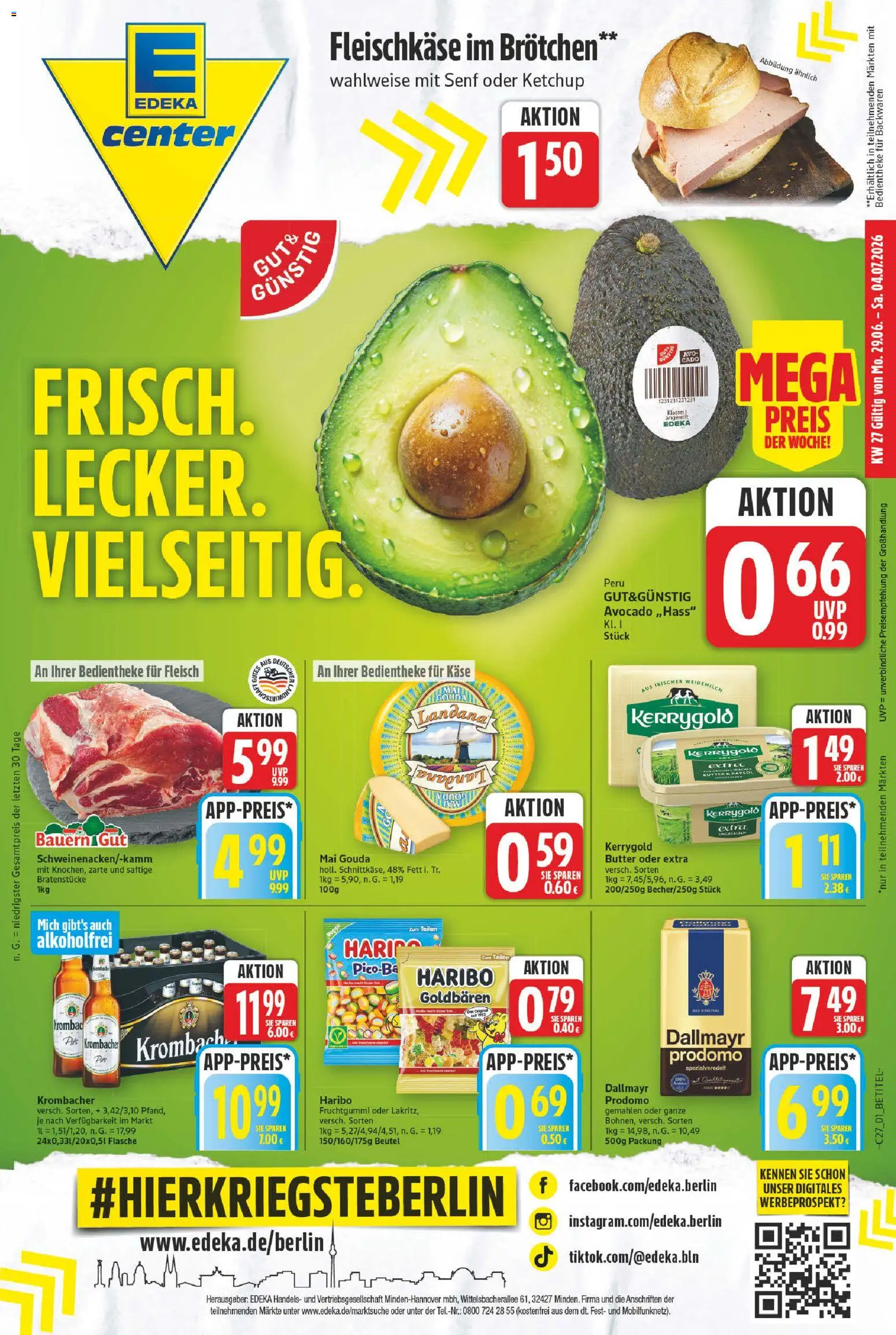 Vorschau von dem Prospekt des Geschäftes E center, gültig ab dem 29.06.2026