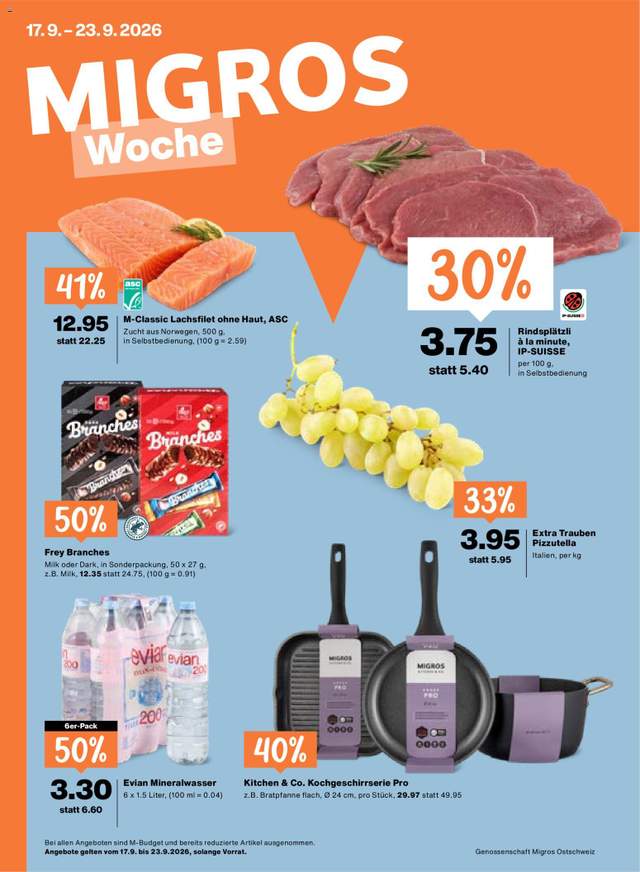 Neue Migros Aktionen ab 17.09.