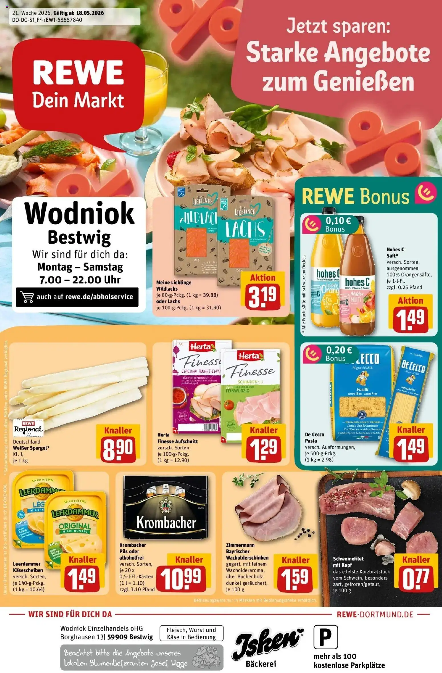 Vorschau von dem Prospekt des Geschäftes Rewe, gültig ab dem 17.05.2026
