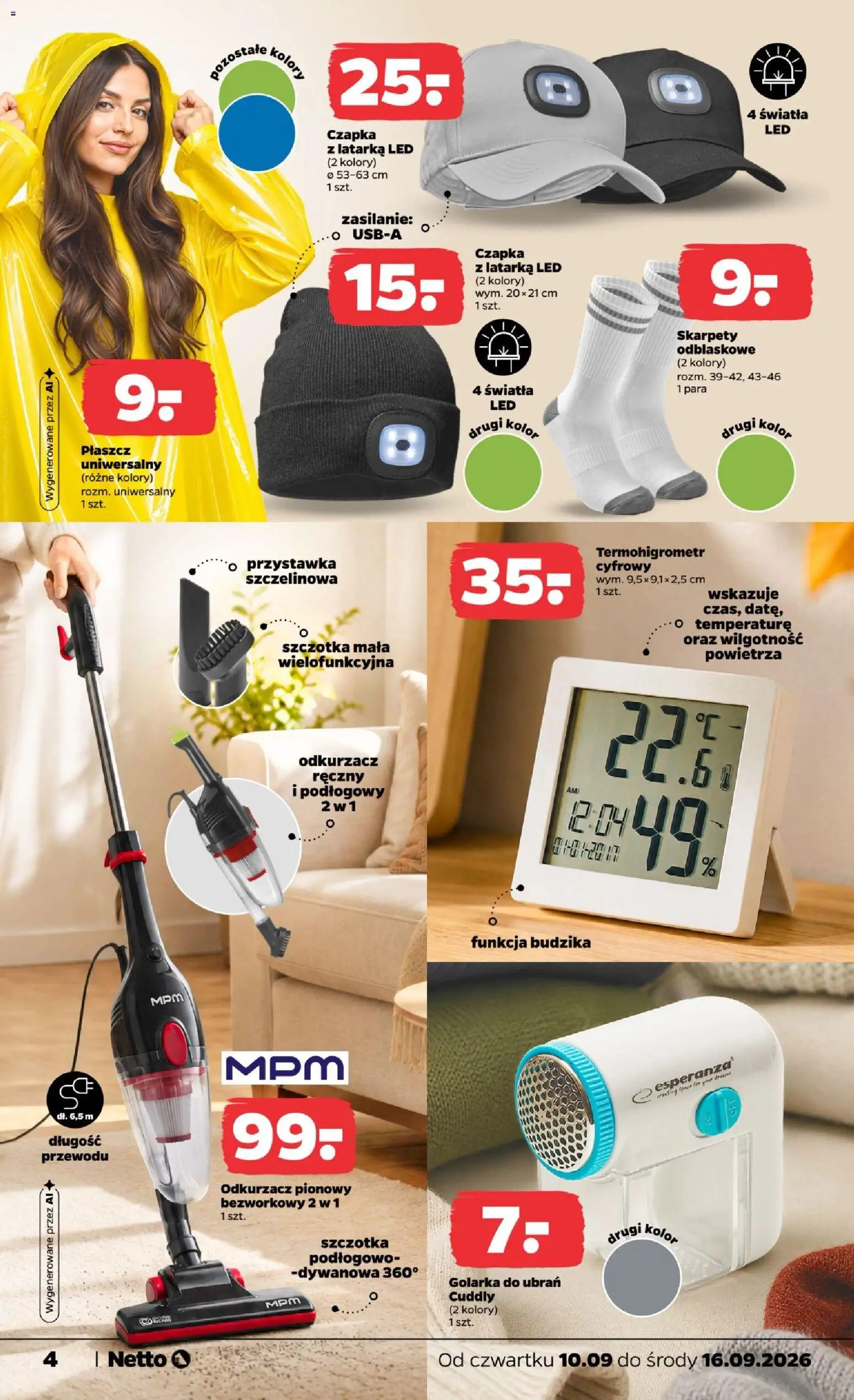 Pogląd gazetki "Netto gazetka od czwartku NonFood" ze sklepu Netto ważnej od 10.09.2026