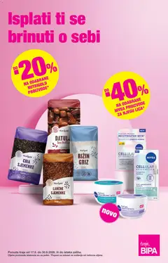 Pregled letka Bipa Katalog trgovine Bipa vrijedi od 17.09.2026