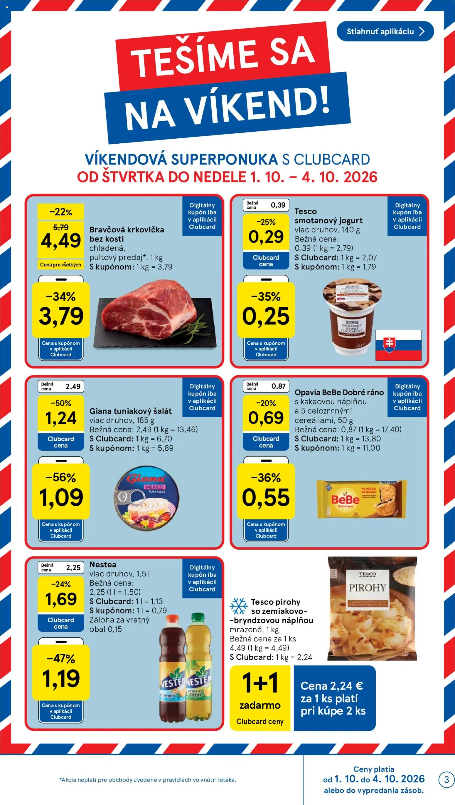 Náhľad Tesco letáku platného od 30.09.2026