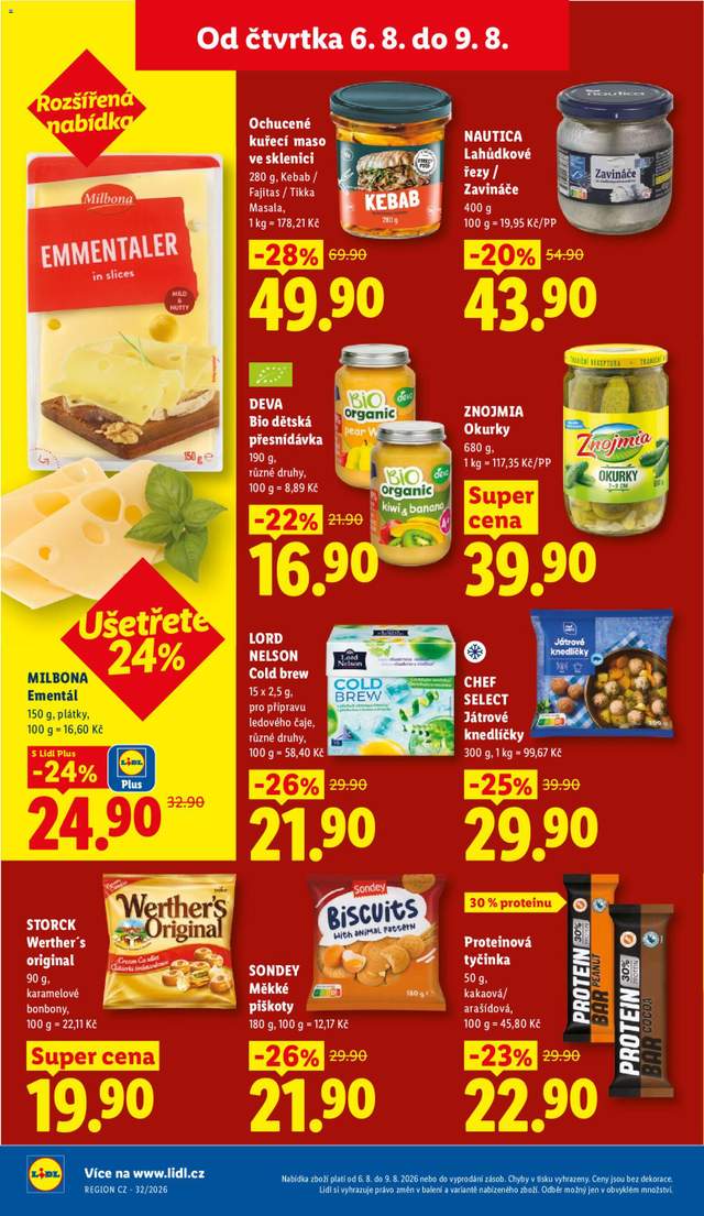Nový Lidl leták od 06.08.