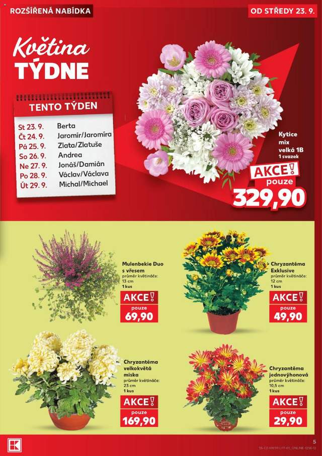 Nový Kaufland leták od 23.09.