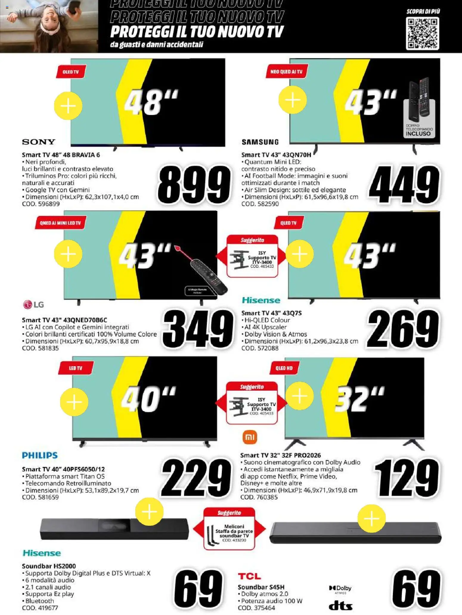 Anteprima dell'opuscolo Media World Black Friday dal negozio Media World valido da 30/10/2026 - Samsung, TV, smart TV, Soundbar, Telecomando, Audio