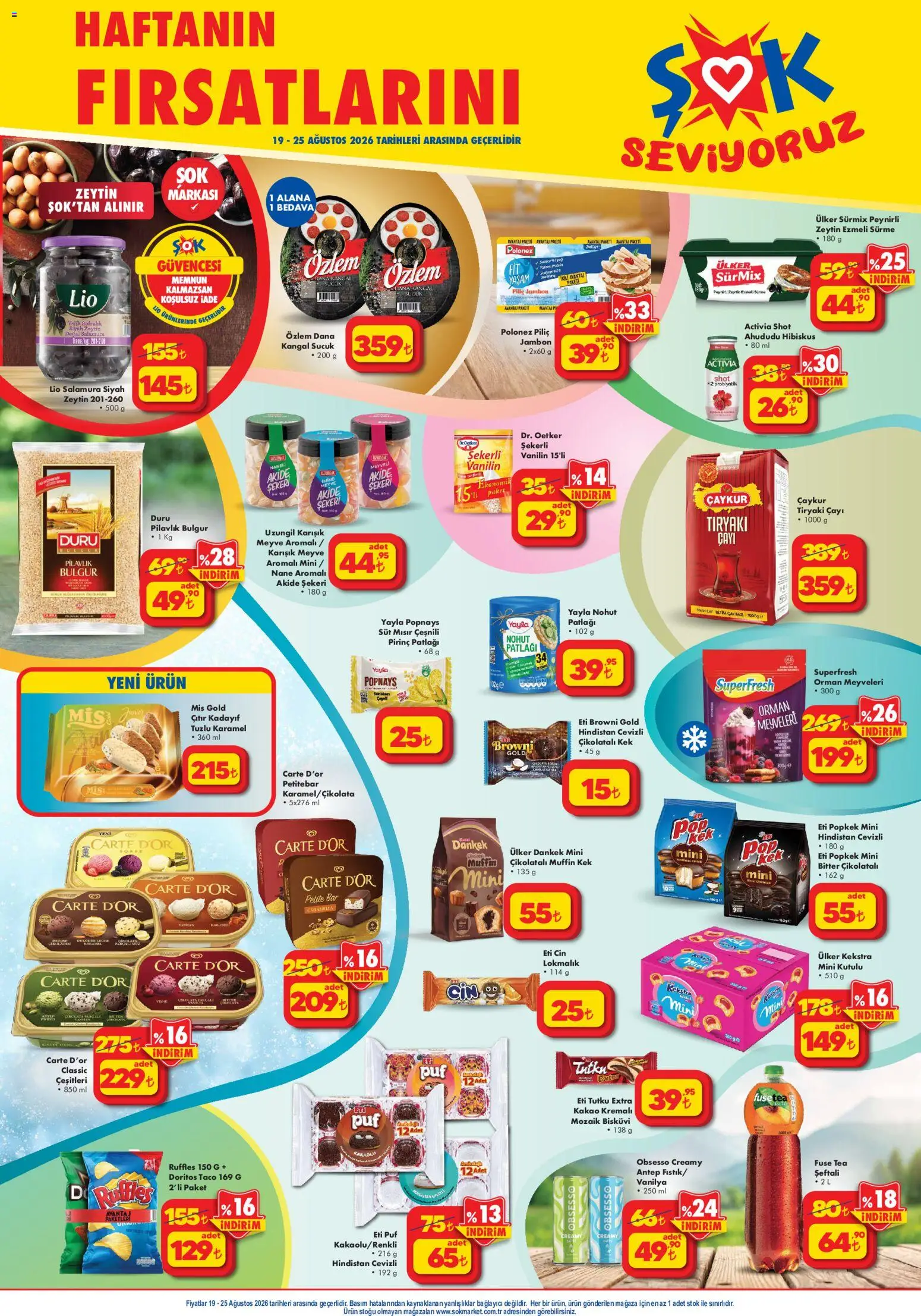 Şok Market Şok Market Katalog 19.08.2026 - Broşürünün önizlemesi
