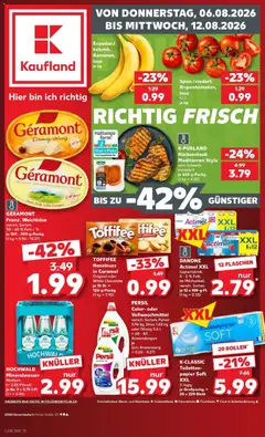 Vorschau von dem Prospekt des Geschäftes Kaufland, gültig ab dem 06.08.2026
