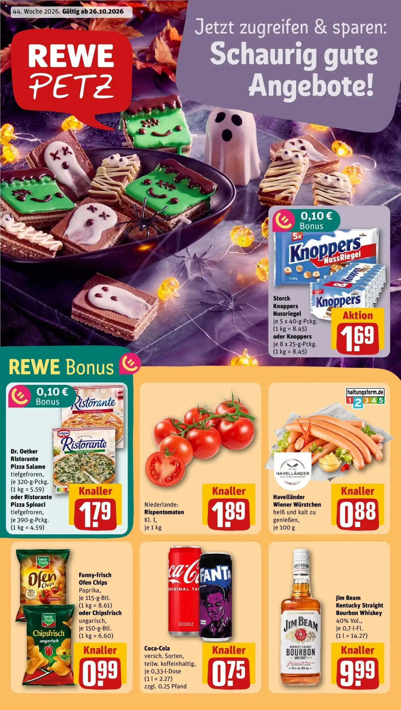 Vorschau von dem Prospekt des Geschäftes Rewe, gültig ab dem 26.10.2026