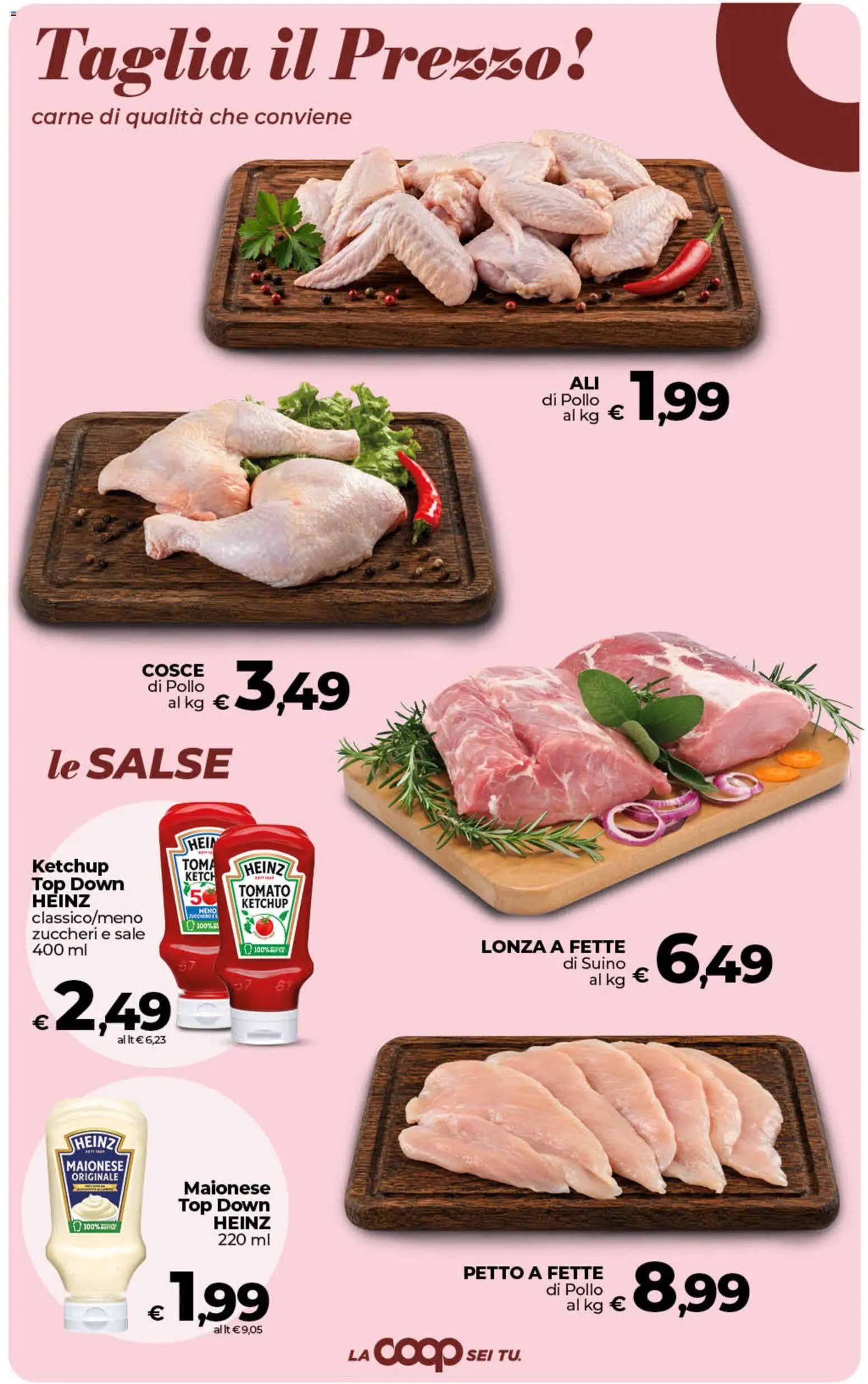 Anteprima dell'opuscolo COOP volantino Superstore Sicilia dal negozio COOP valido da 01/09/2026 - Pollo, Carne, Top, Sale, Maionese, Ketchup, Suino, Salse