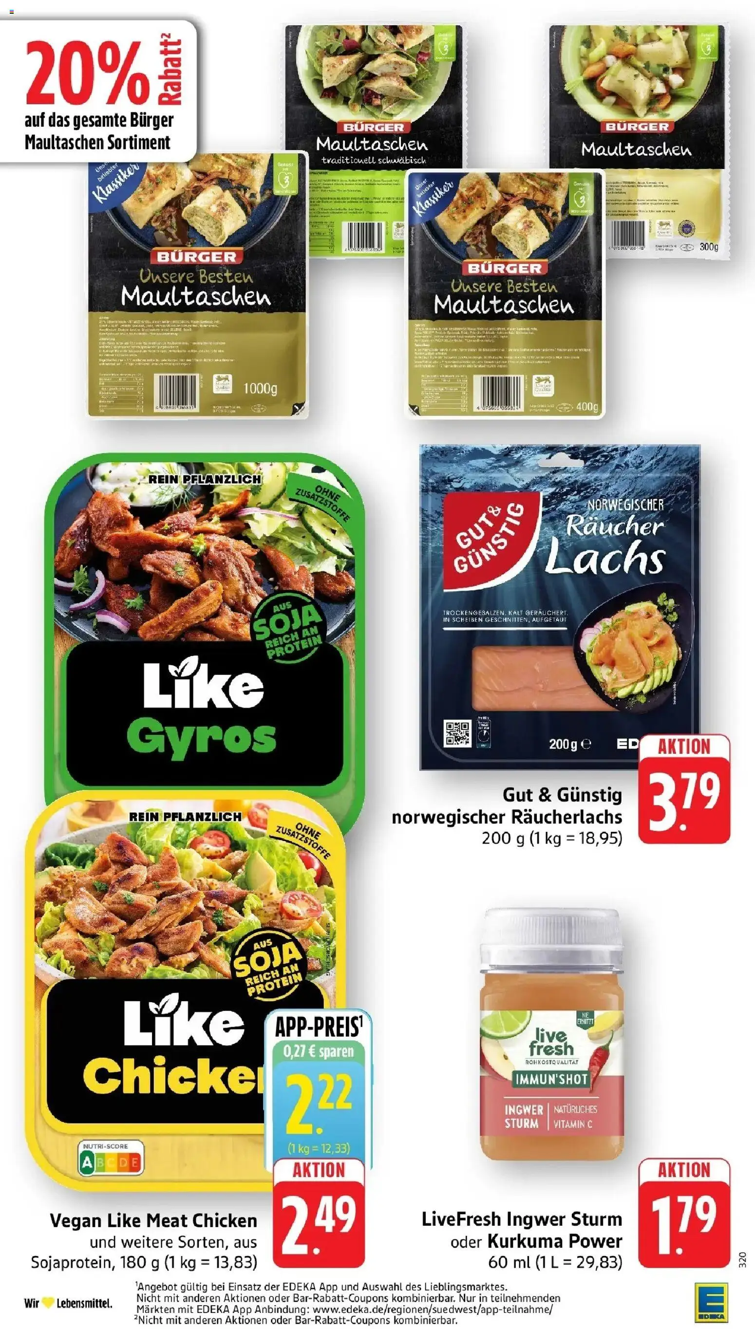 Vorschau von dem Prospekt des Geschäftes Edeka, gültig ab dem 12.10.2026