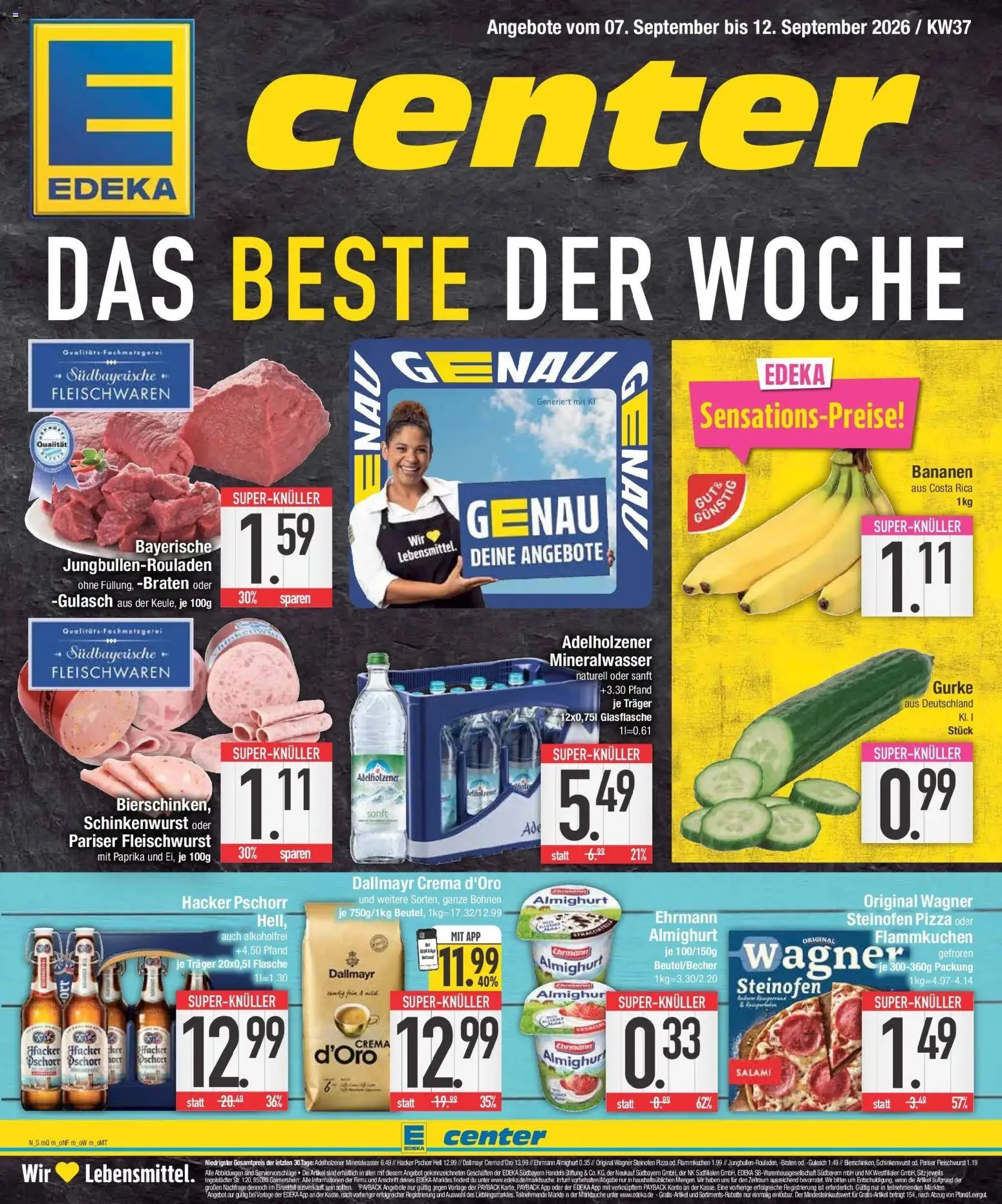 Vorschau von dem Prospekt des Geschäftes E center, gültig ab dem 07.09.2026