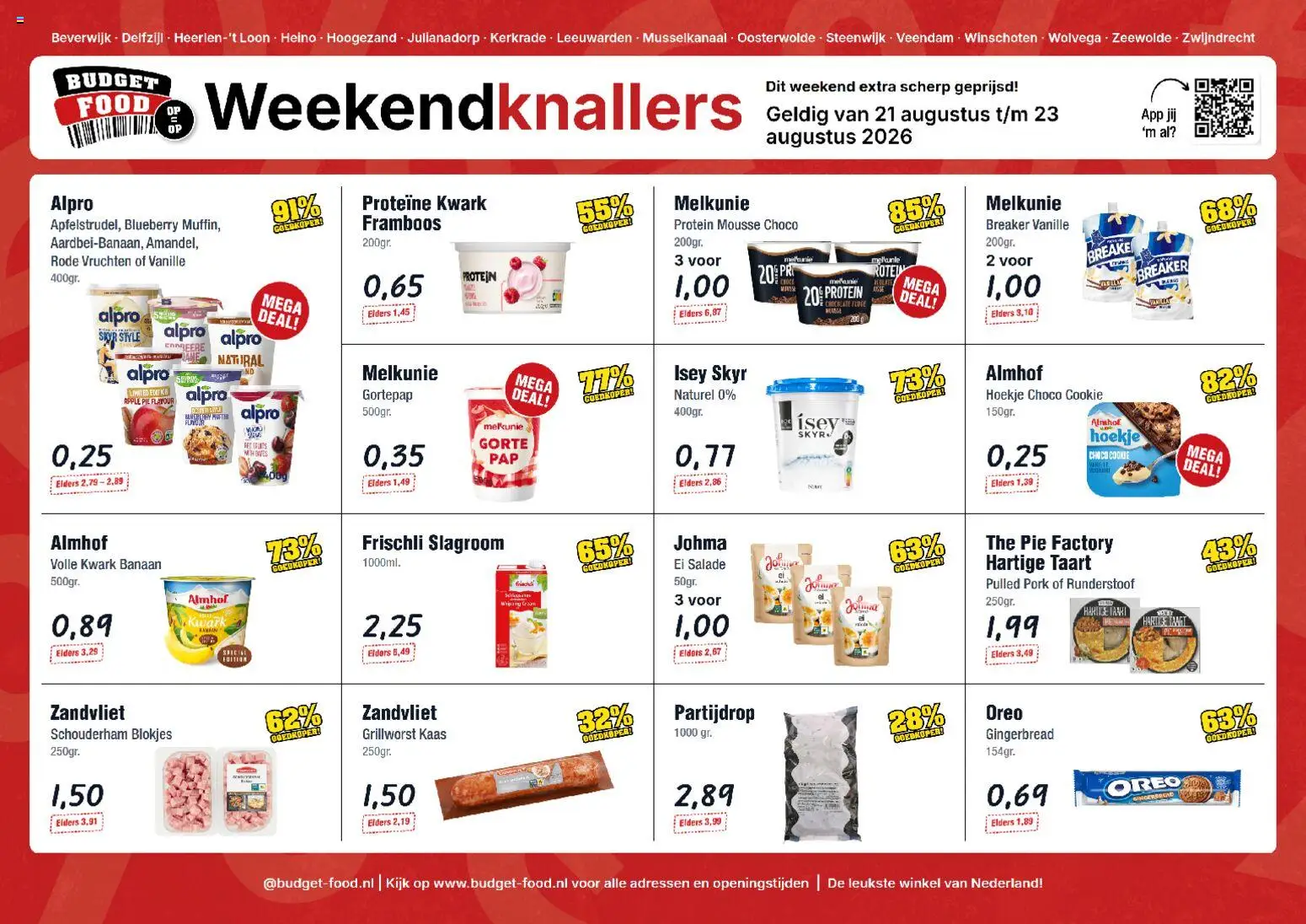 Voorbeeld van Budget Food folder - Weekendfolder van winkel Budget Food geldig vanaf 21-08-2026