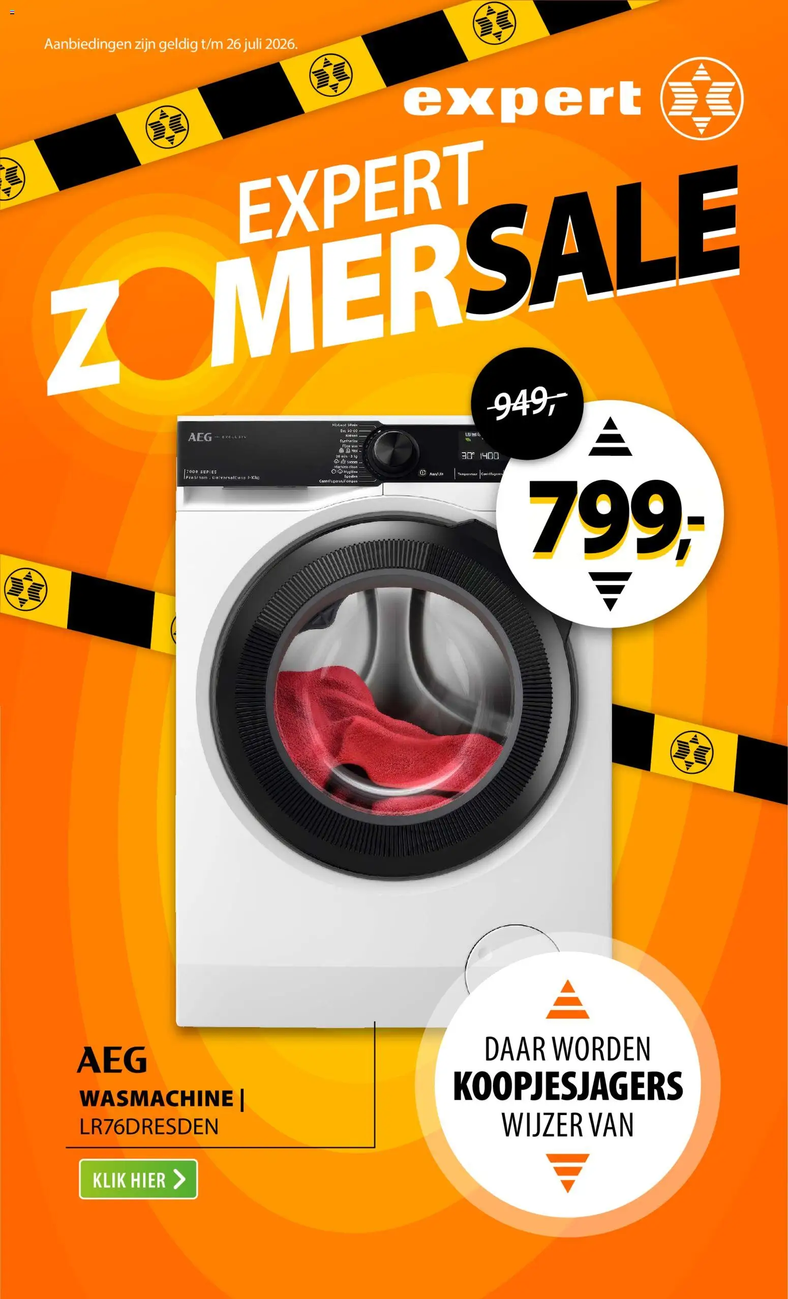 Voorbeeld van Expert folder van winkel Expert geldig vanaf 20-07-2026