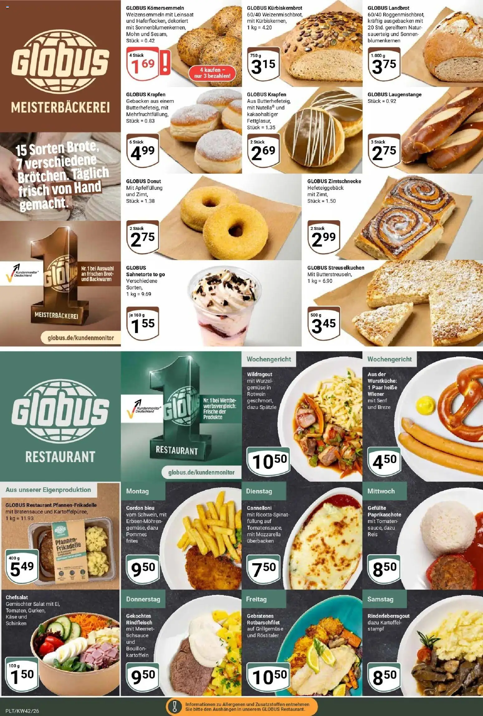 Vorschau von dem Prospekt des Geschäftes Globus, gültig ab dem 12.10.2026