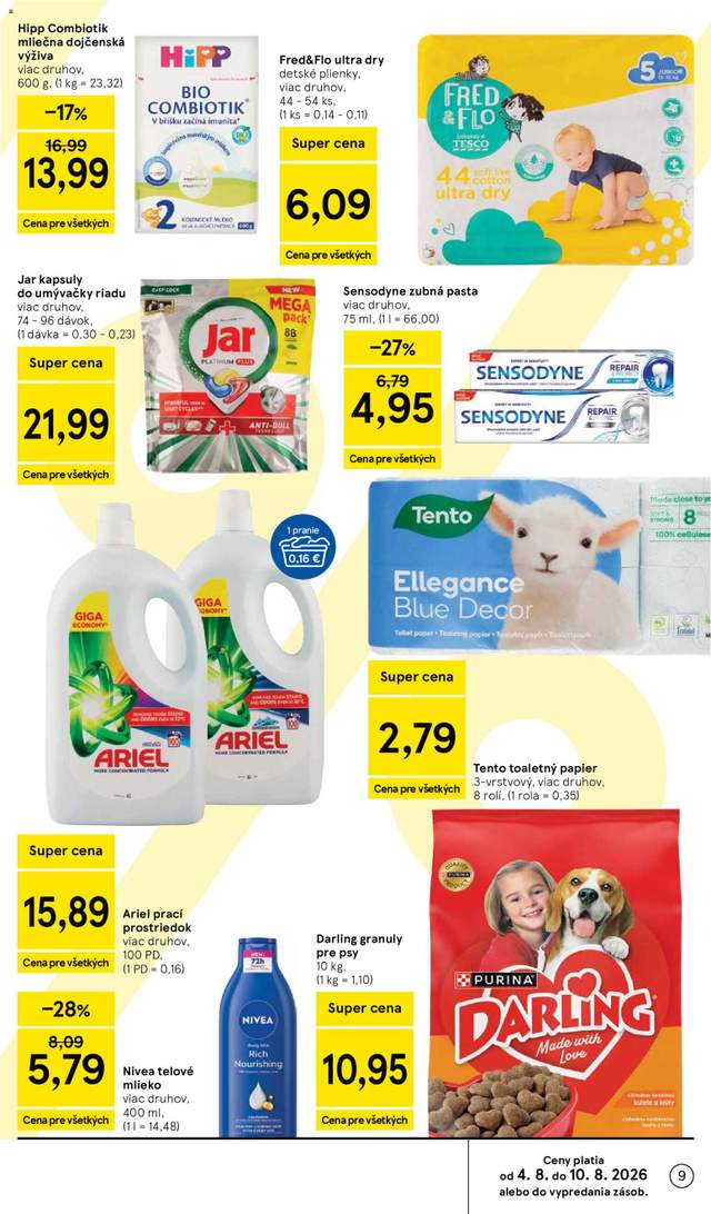 Nový Tesco leták od 05.08.