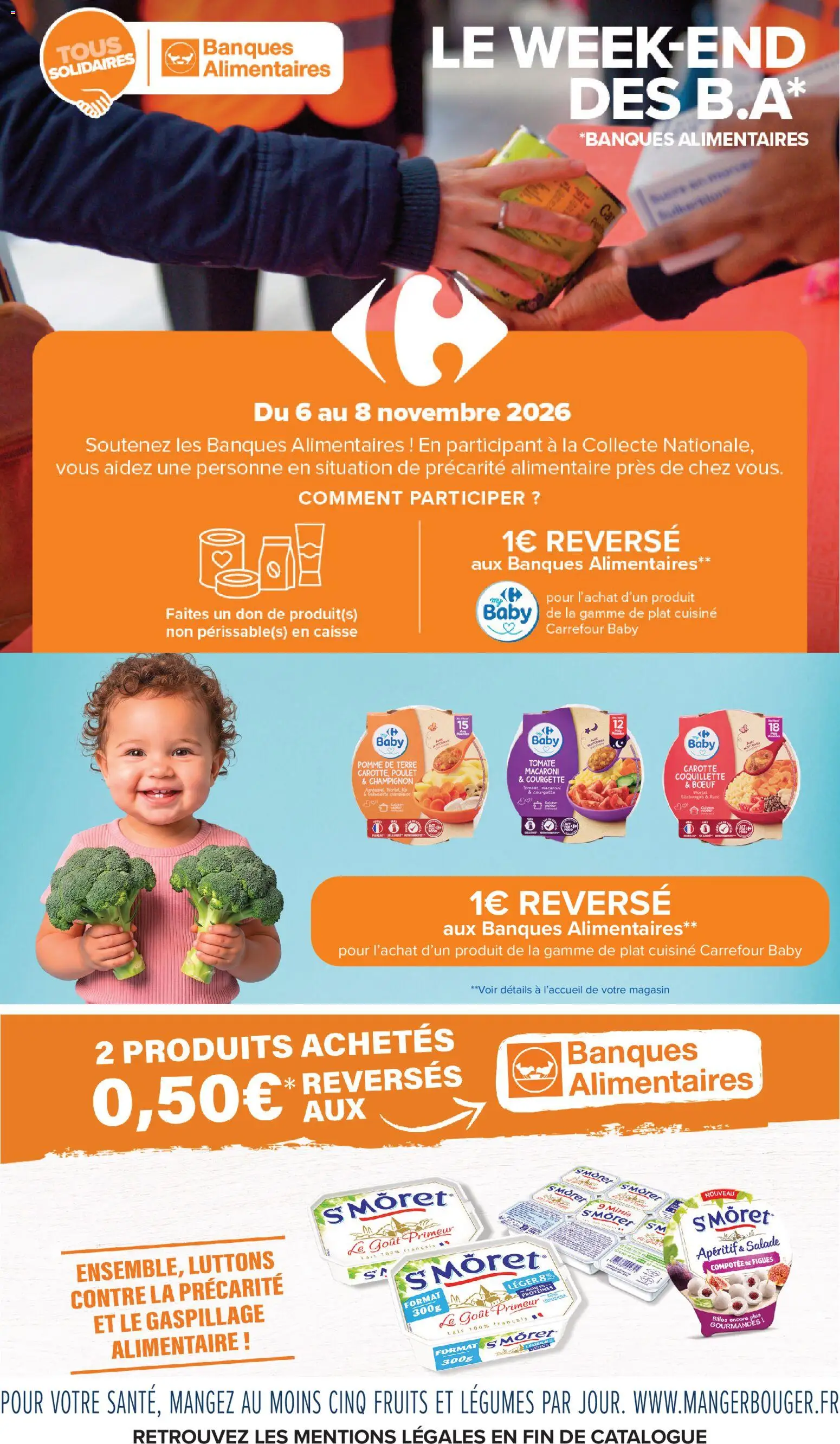 Prévisualisation de Carrefour Market Les calendriers de l'avent du magasin Carrefour Market formulaire valide 03/11/2026 - Salade, Poulet, Fruits, Pomme, Courgette, Figues, Carotte, Macaroni