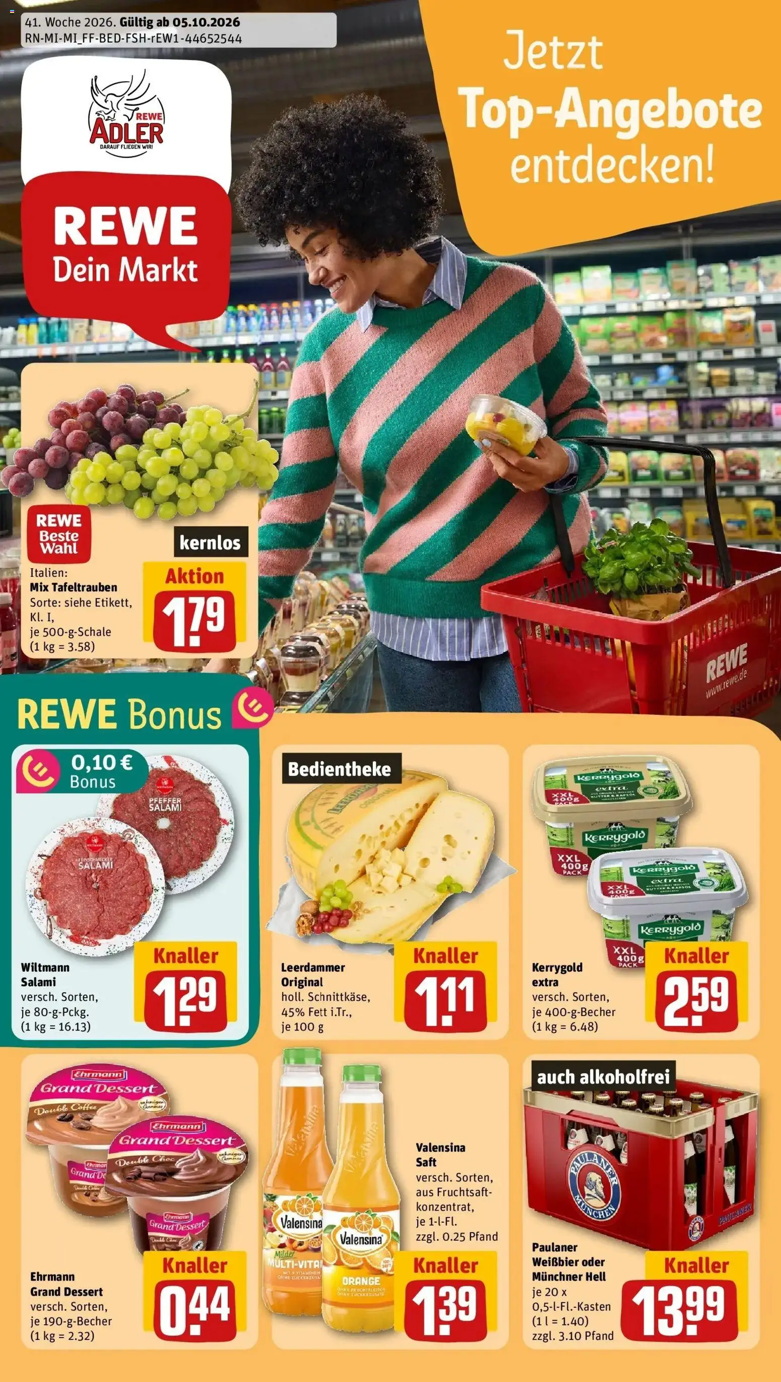 Vorschau von dem Prospekt des Geschäftes Rewe, gültig ab dem 05.10.2026