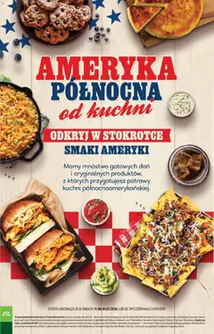Pogląd gazetki "Stokrotka gazetka - Ameryka Północna w Kuchni" ze sklepu Stokrotka ważnej od 11.06.2026