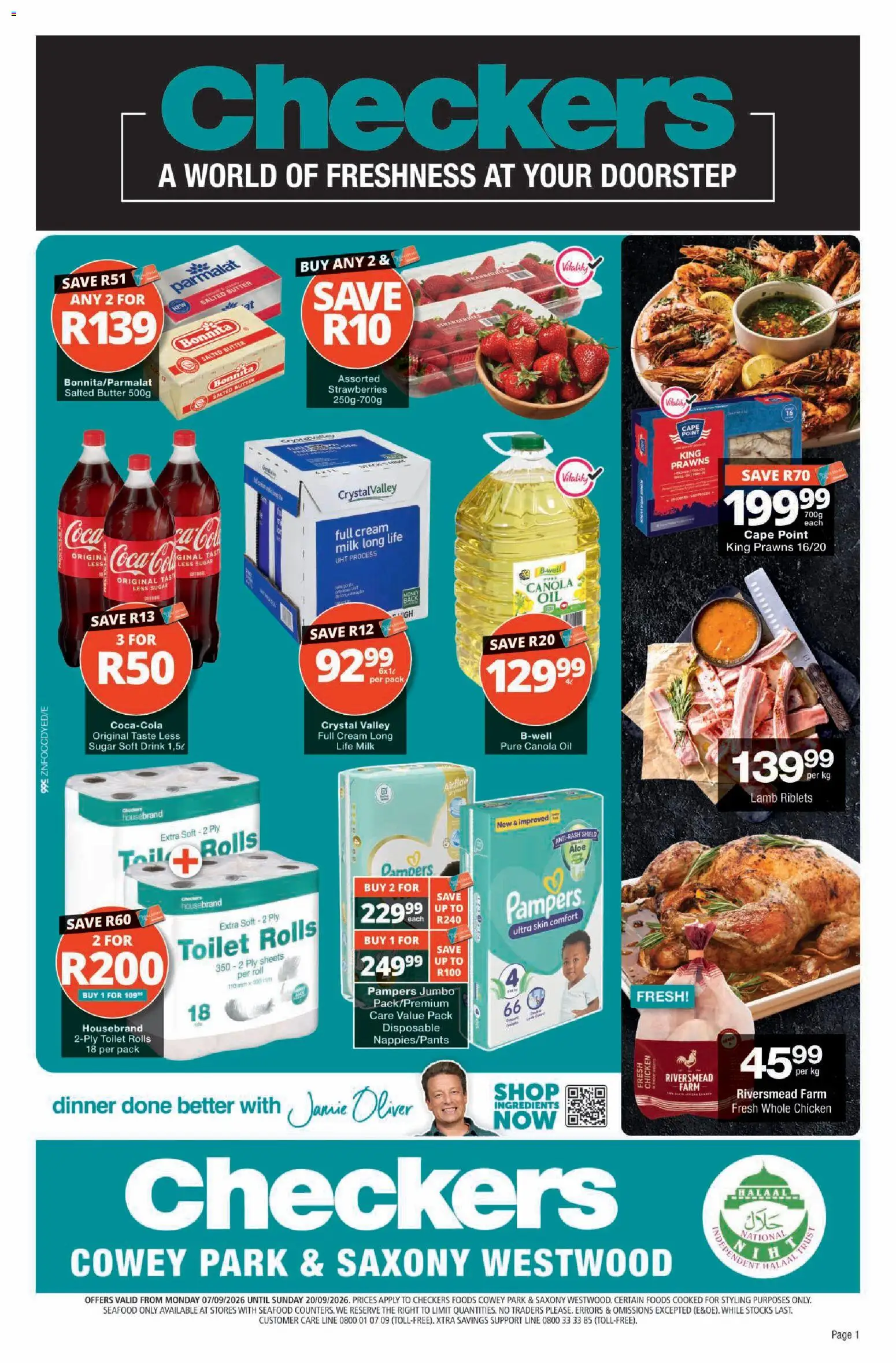 Preview of Checkers flyer valid from 07/09/2026
