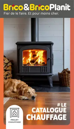 Voorbeeld van Publicité Chauffage van winkel Brico Plan-it geldig vanaf 09/02/2026