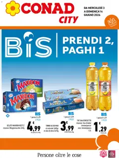 Anteprima dell'opuscolo Conad volantino City Sicilia dal negozio Conad valido da 03/06/2026