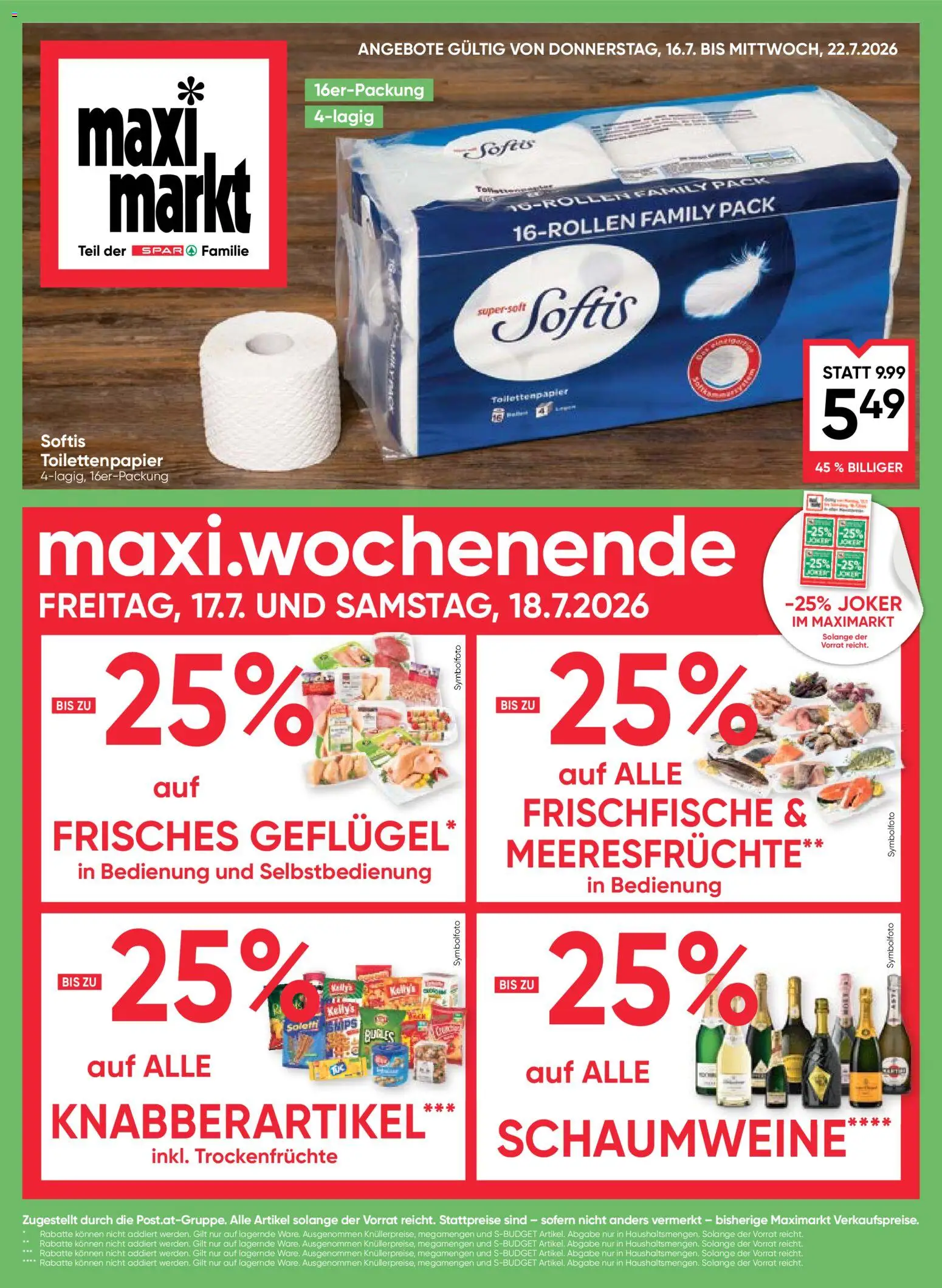 Vorschau der Angebote: Maximarkt Maximarkt Flugblatt gültig ab 16.07.2026
